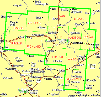 Vinton County Townships